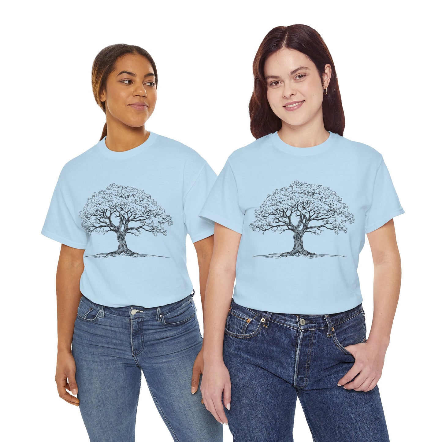 Tree Sketch Drawing Graphic Art Tee Shirt *Multiple Colors*