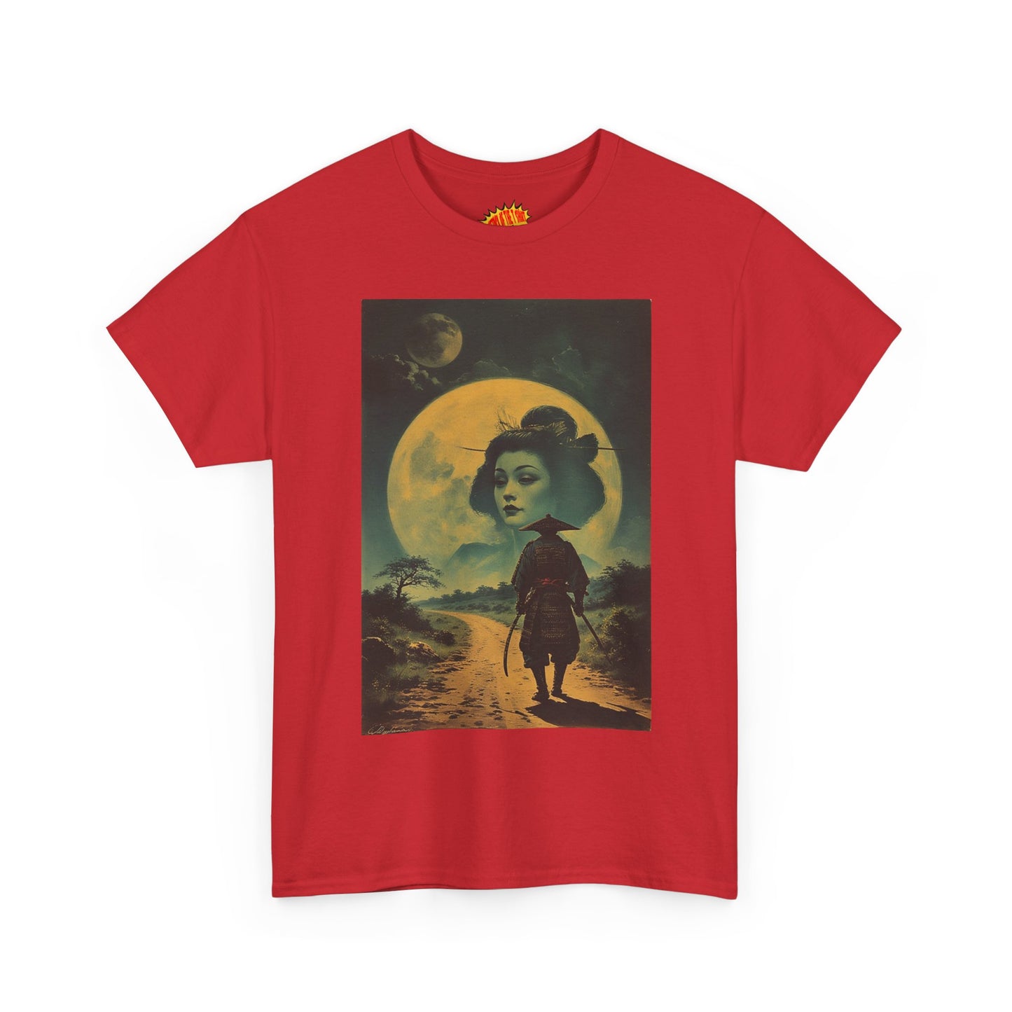 Samurai w/Double Moon Woman T-Shirt *Multiple Colors*