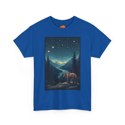 Grizzly Bear Night Scene T-Shirt