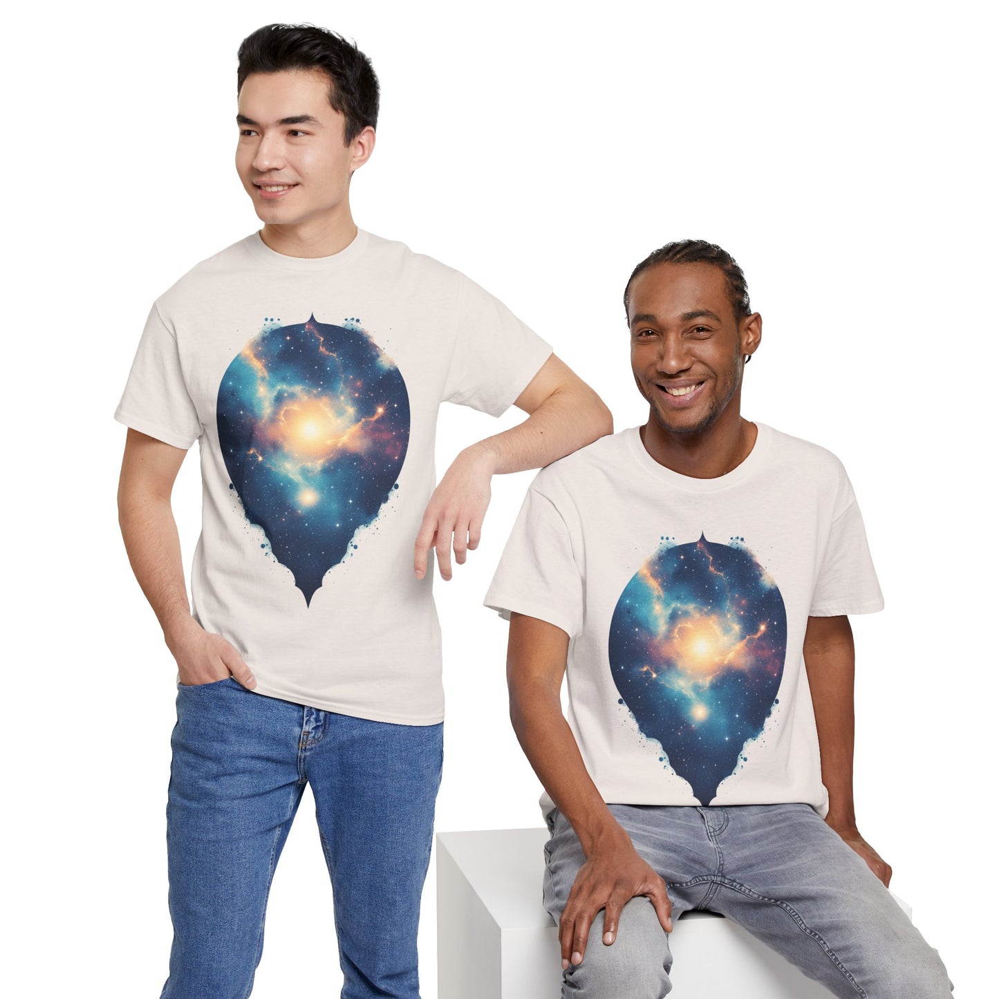 Nebula Graphic Space Art Tee Shirt *Multiple Colors*