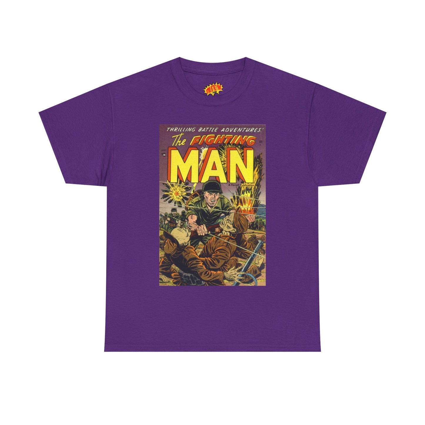 The Fighting Man September Comic Tee Shirt *Multiple Colors*