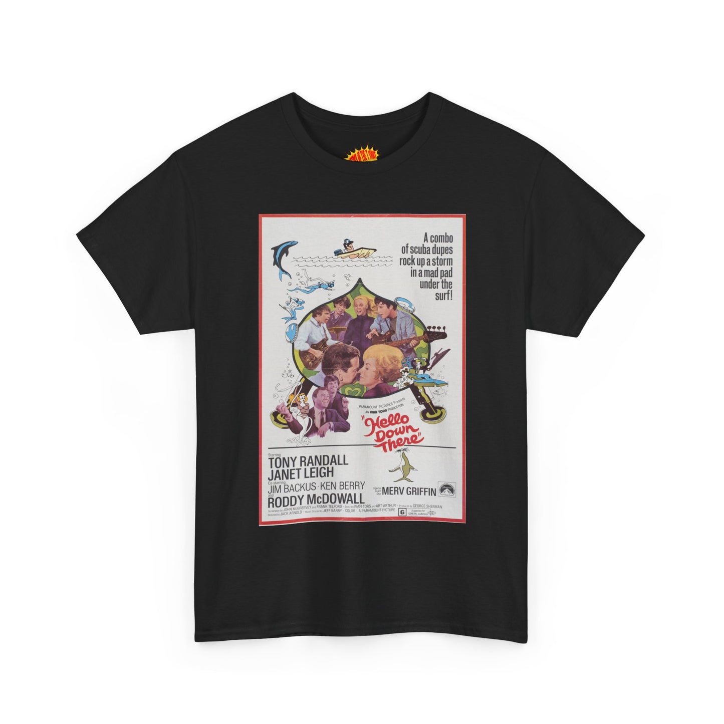Hello Down There Movie Poster T-Shirt *Multiple Colors*
