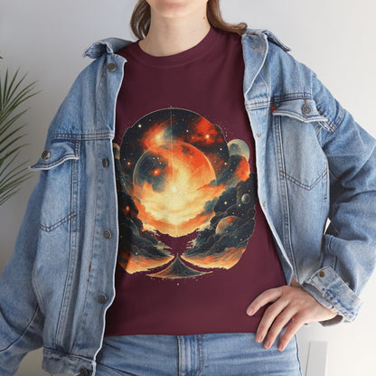 Moonscape w/Clouds Graphic Tee Shirt