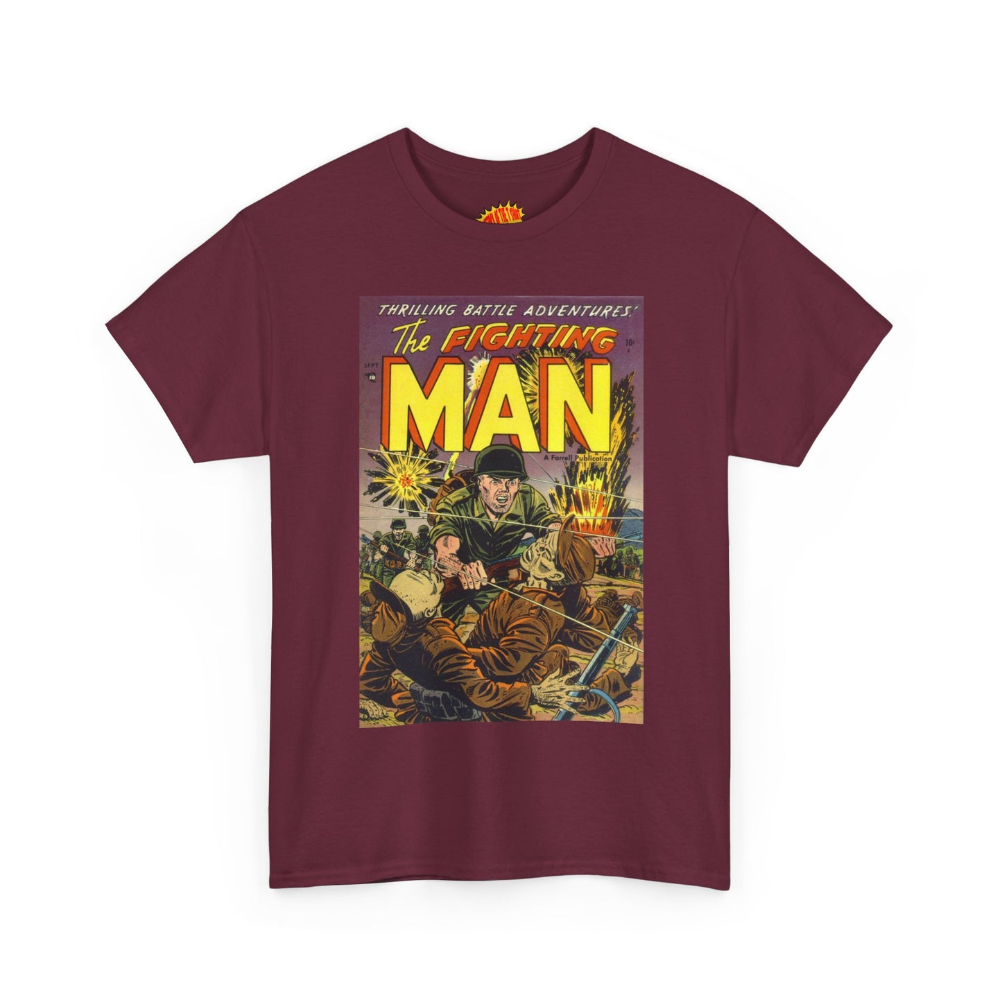 The Fighting Man September Comic Tee Shirt *Multiple Colors*