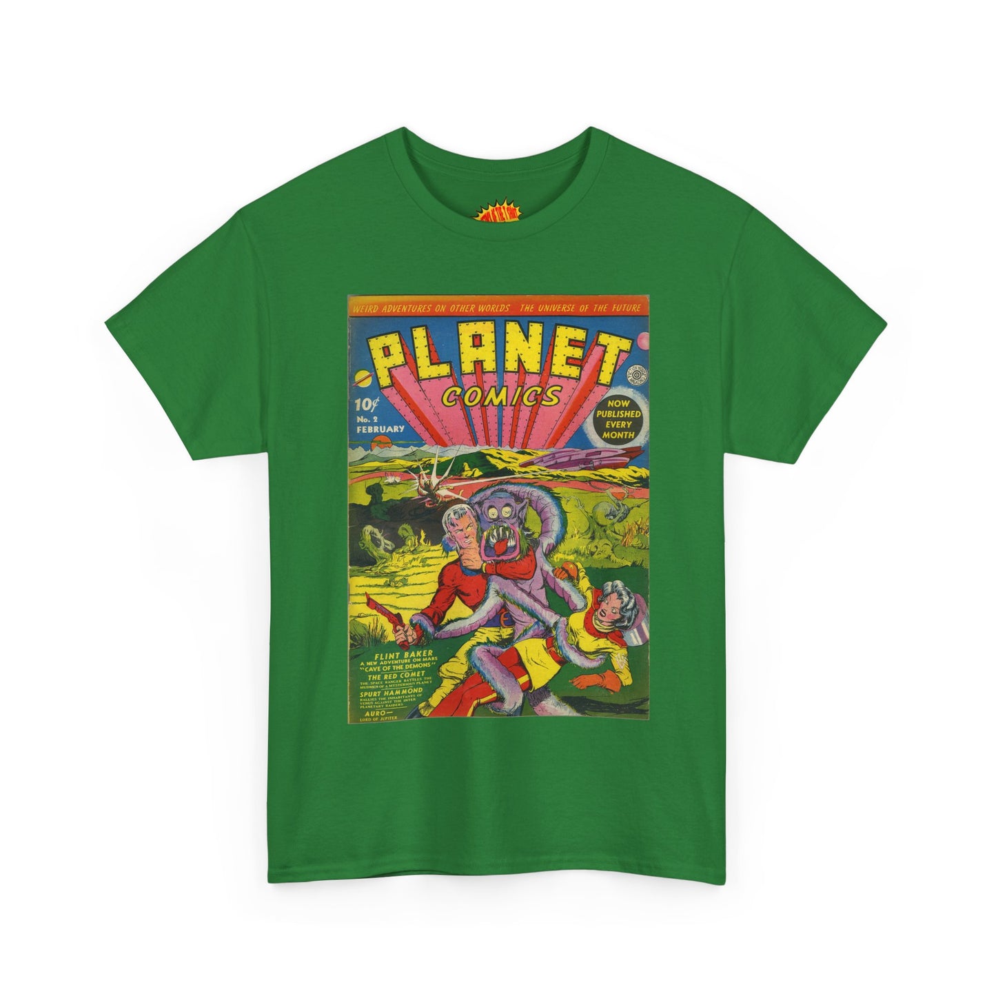 Planet Comics #2 - Heavy Cotton Tee *Dark Colors*