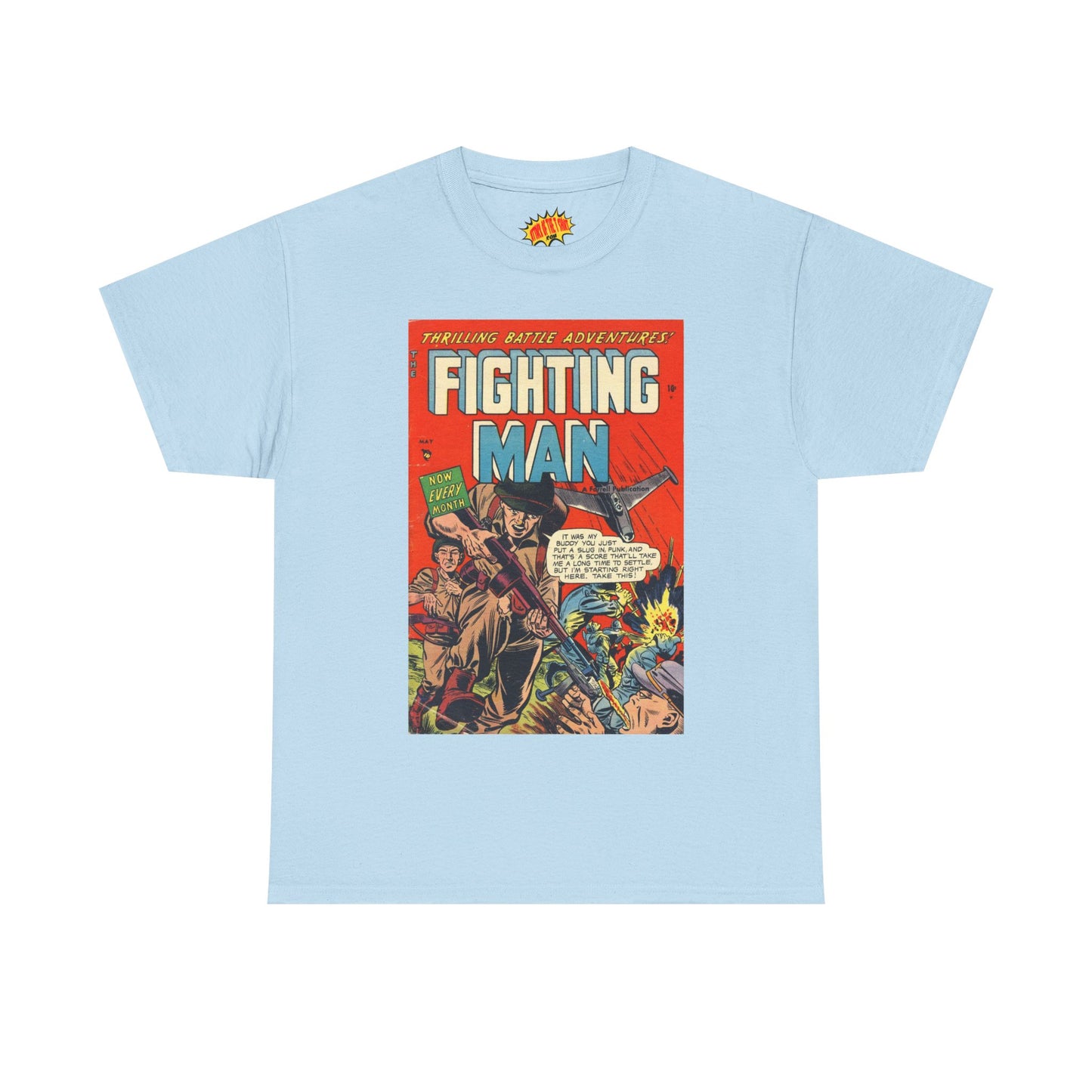 The Fighting Man May Comic Tee Shirt *Multiple Colors*