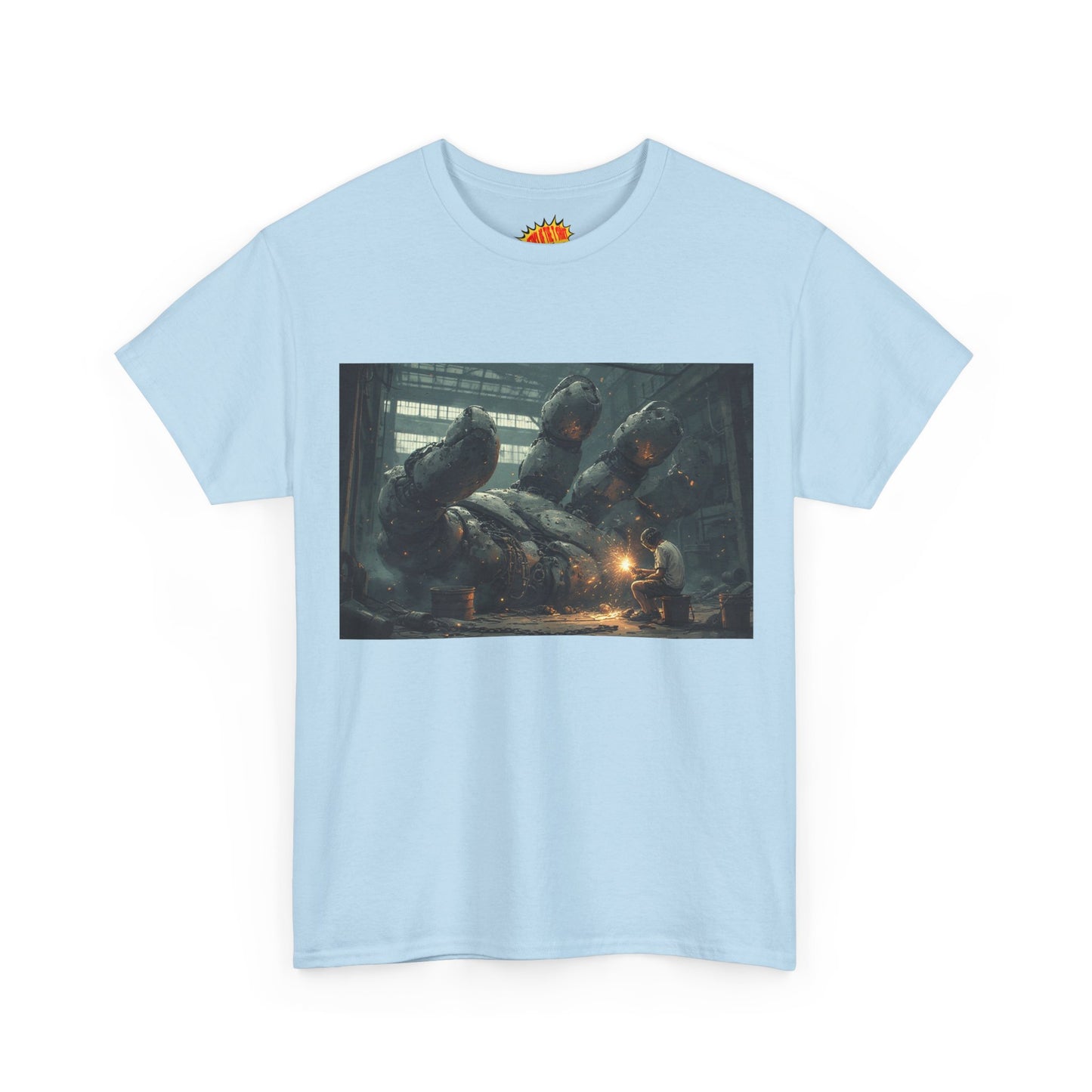 Anime Robot Hand w/Welder Scene T-Shirt *Multiple Colors*