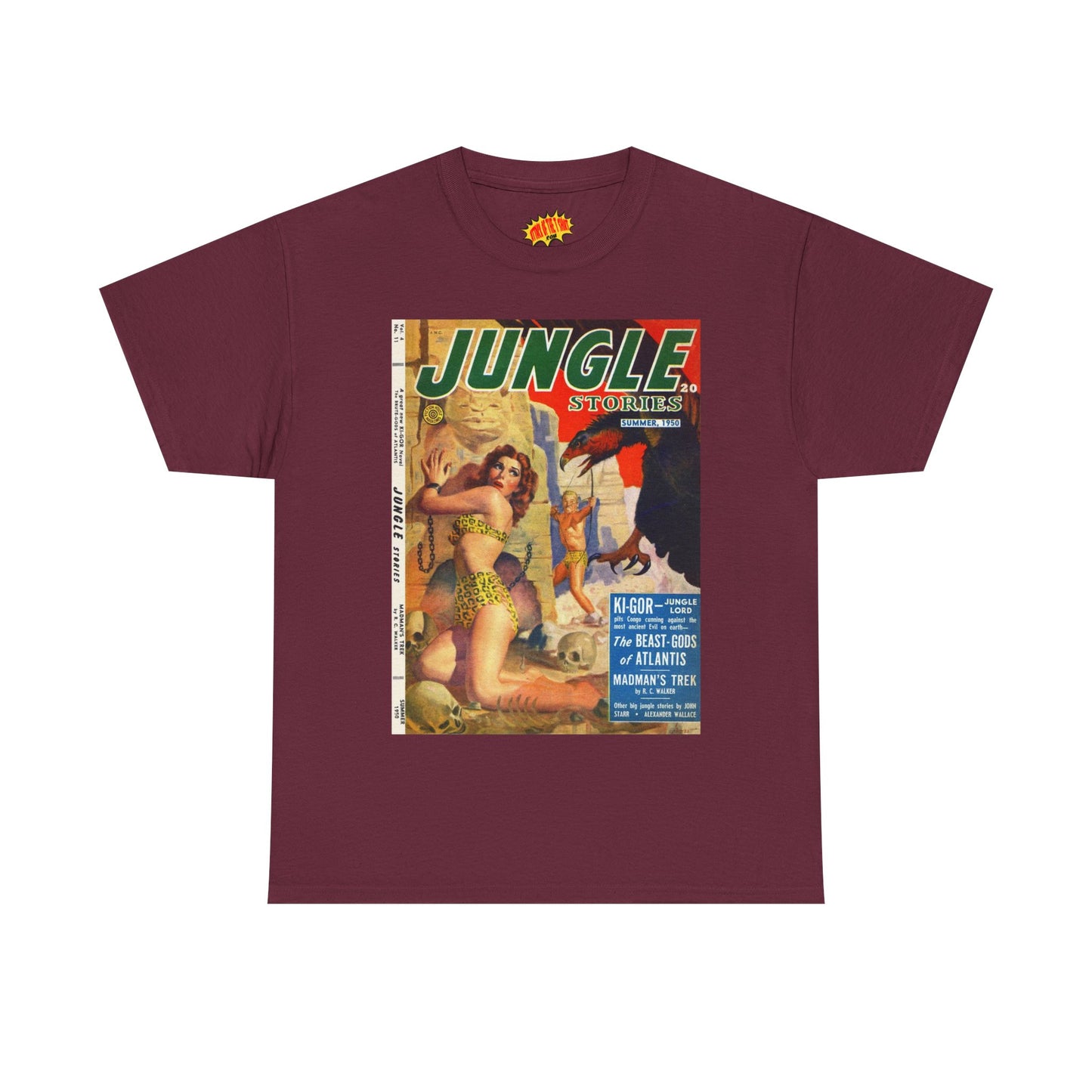 Jungle Stories Summer 1950 Comic Tee Shirt *Multiple Colors*