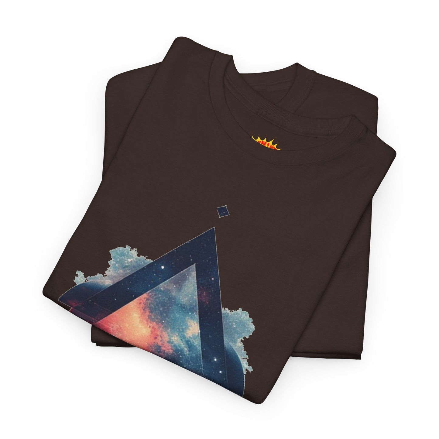 Split Diamond Shape Nebula Graphic Space Art Tee Shirt *Multiple Colors*