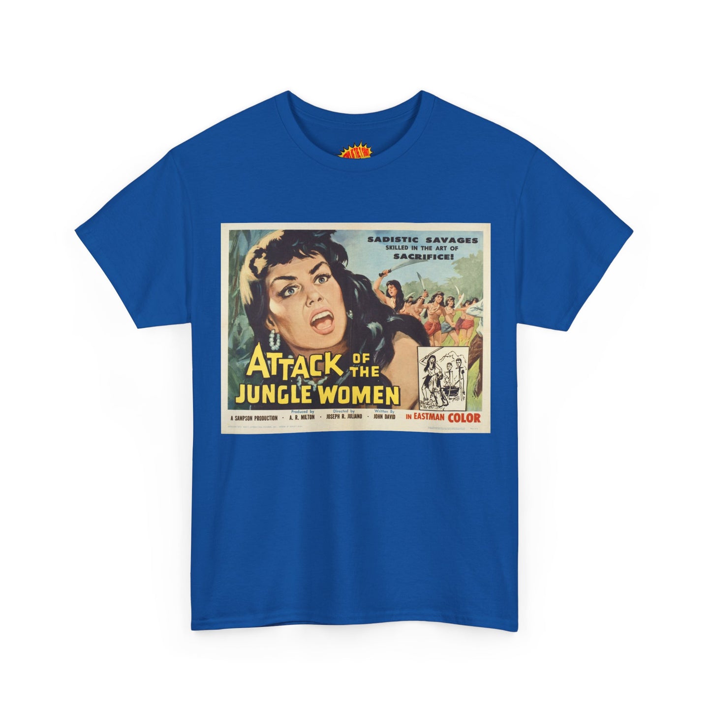 Attack of the Jungle Women Movie Poster T-Shirt *Multiple Colors*