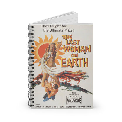 The Last Woman on Earth - Vintage Movie Poster Notebook
