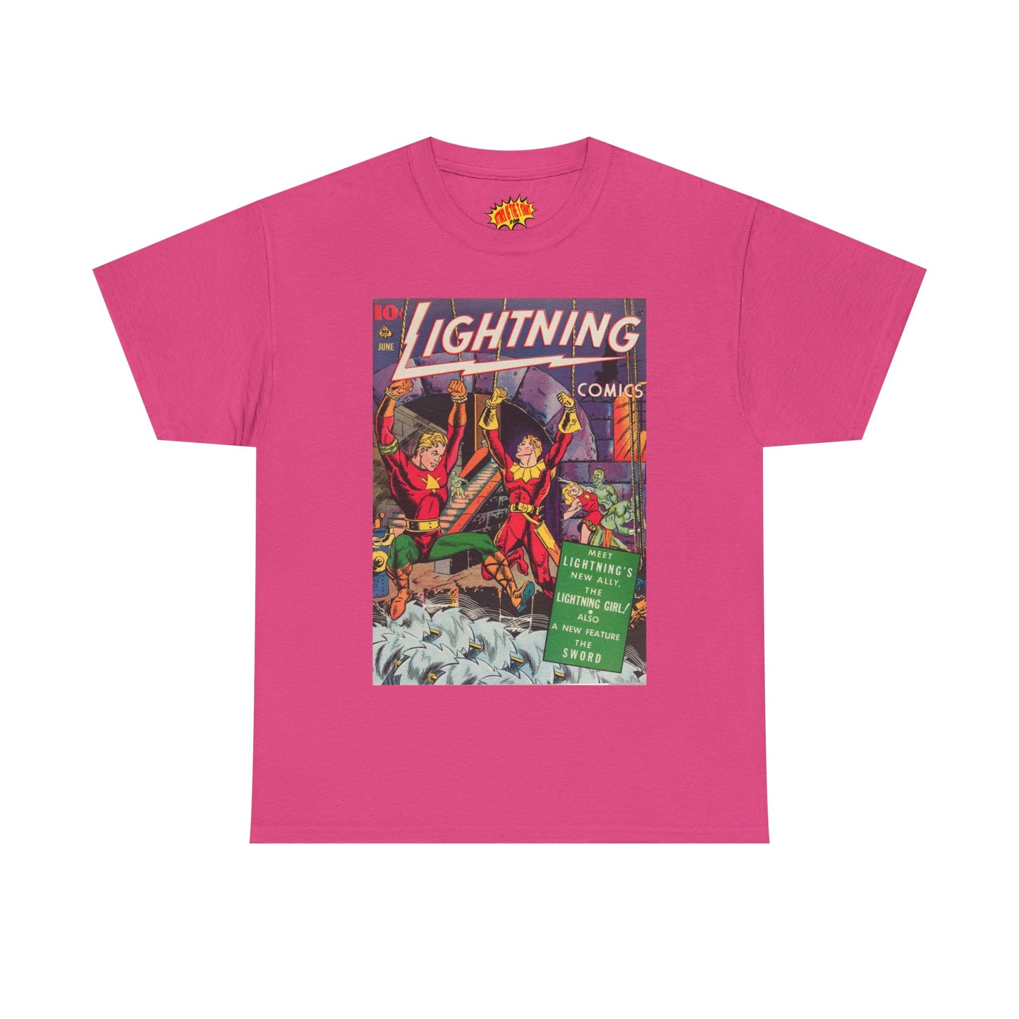 Lightning Comics June Comic Tee Shirt *Multiple Colors*