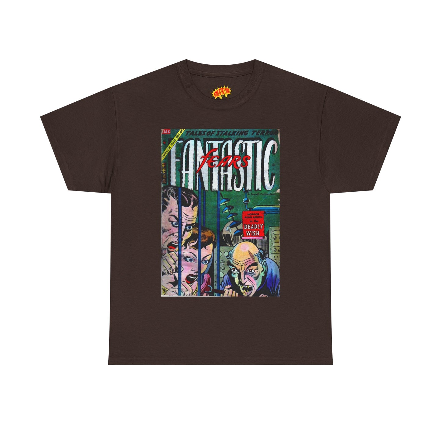 Fantastic Fears September - October Comic Tee Shirt *Multiple Colors*