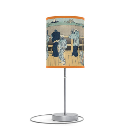 The Sazai Hall by Hokusai Japanese Lamp