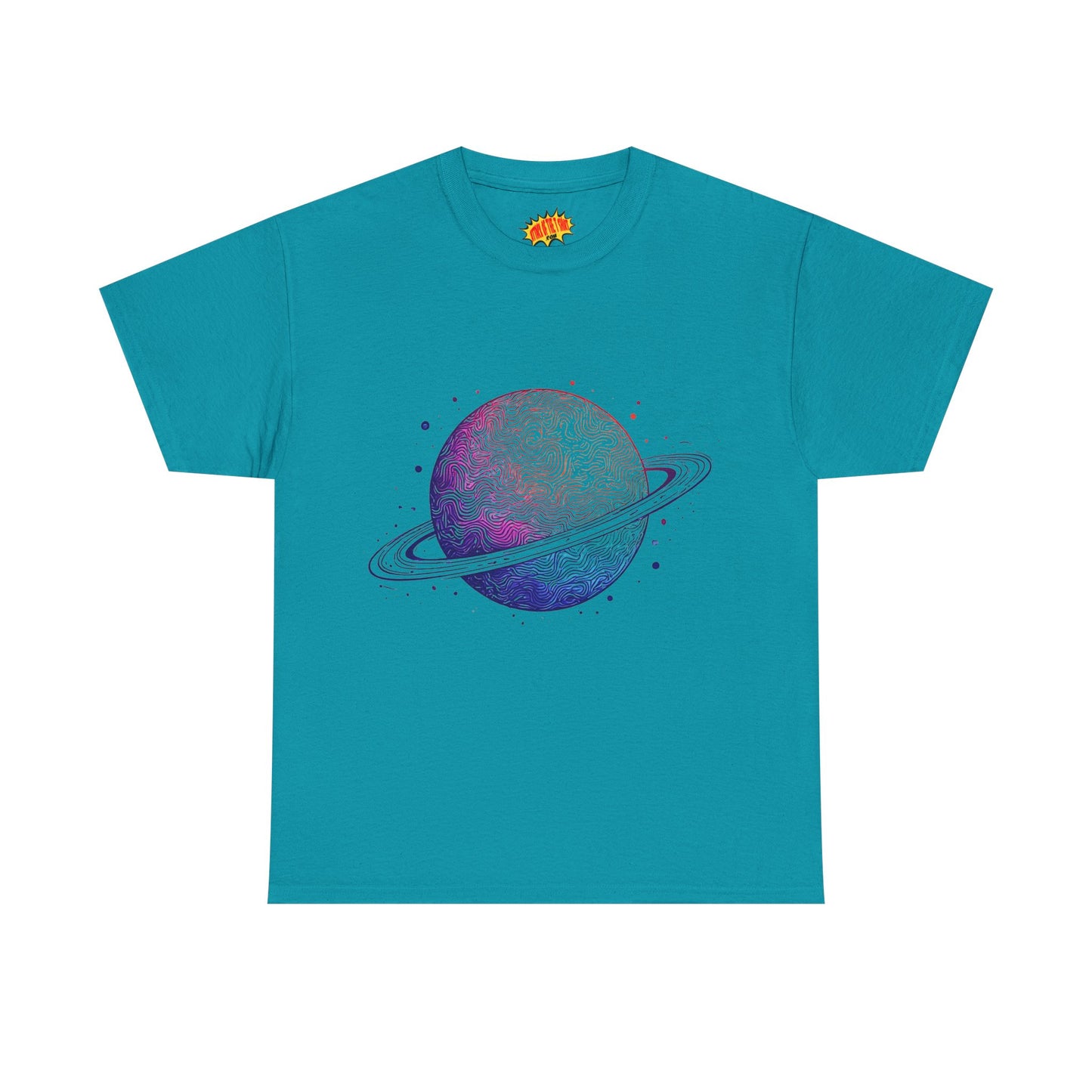 Space Art Ringed Planet Graphic Tee Shirt *Multiple Colors*