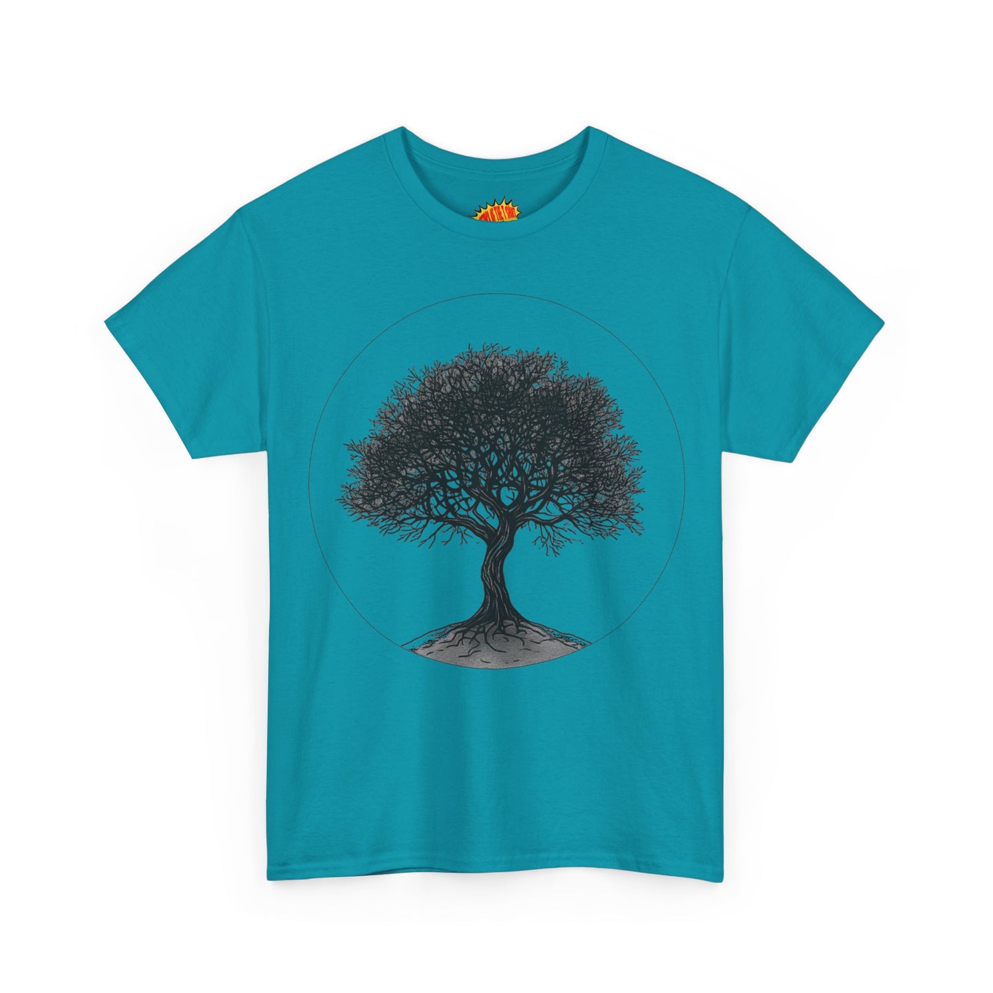 Circle Tree Sketch Drawing Graphic Art Tee Shirt *Multiple Colors*