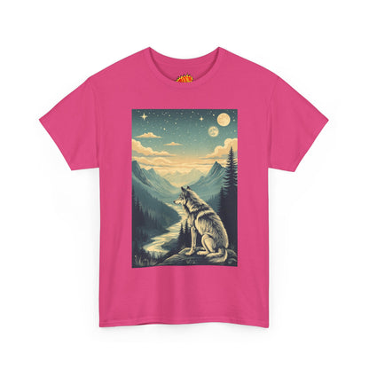 Mountain Wolf Scene T-Shirt