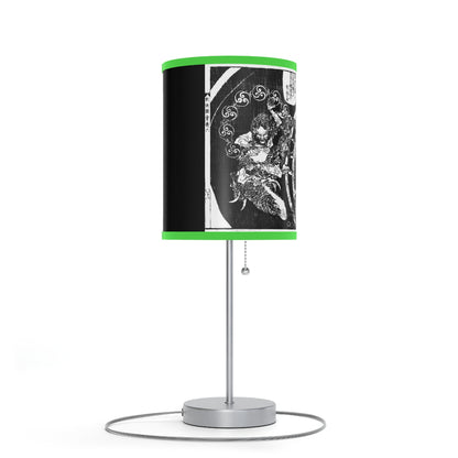 Destruction by Hokusai Japanese Woodcut Lamp