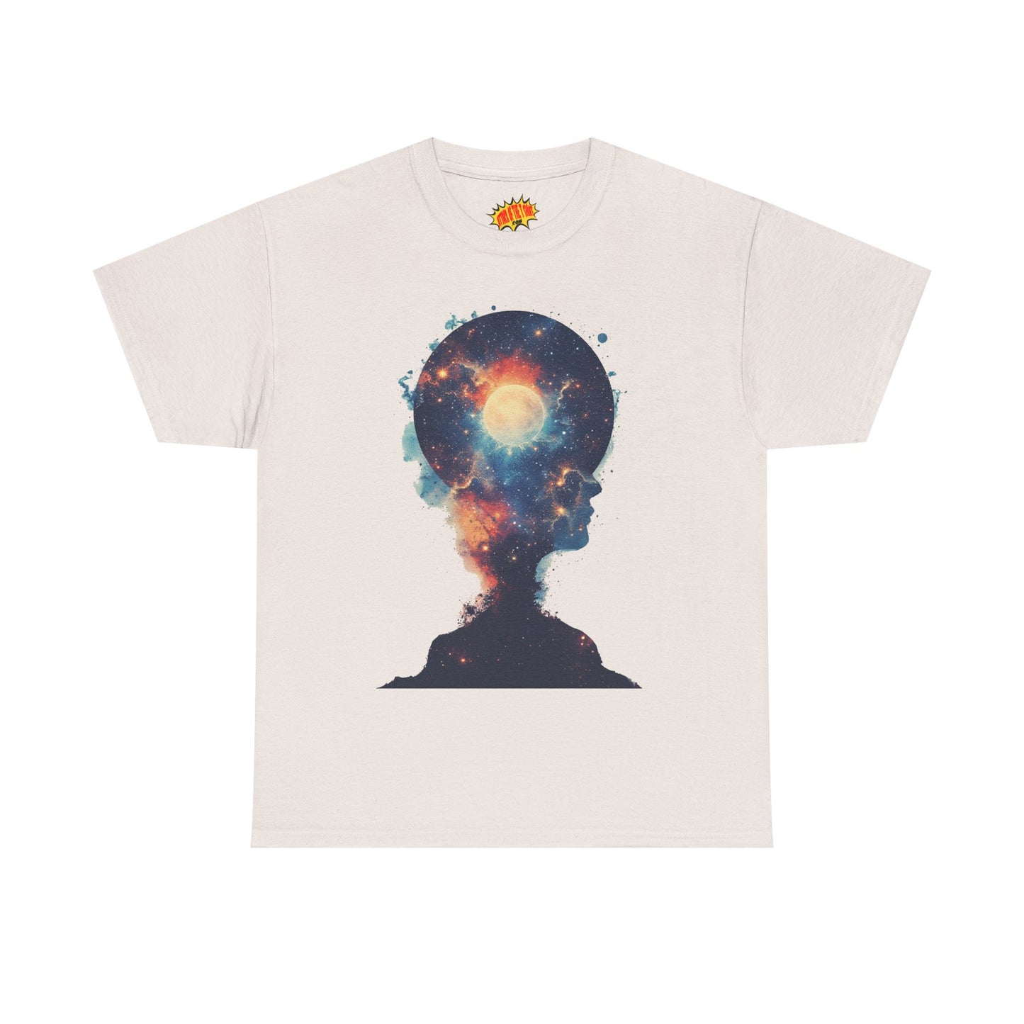 Abstract Galaxy Nebula Art w/Face Graphic Tee Shirt *Multiple Colors*
