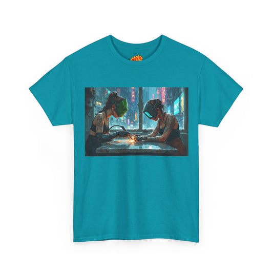 Robot Hand Repair Shop Cyberpunk T-Shirt *Multiple Colors*