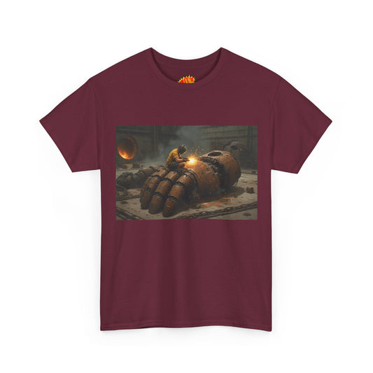 Anime Workshop Giant Mech Hand Welding T-Shirt *Multiple Colors*