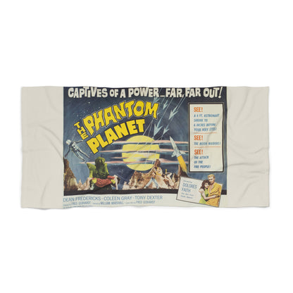 The Phantom Planet Movie Poster Art Beach Towel | Retro Sci-fi Movie Print