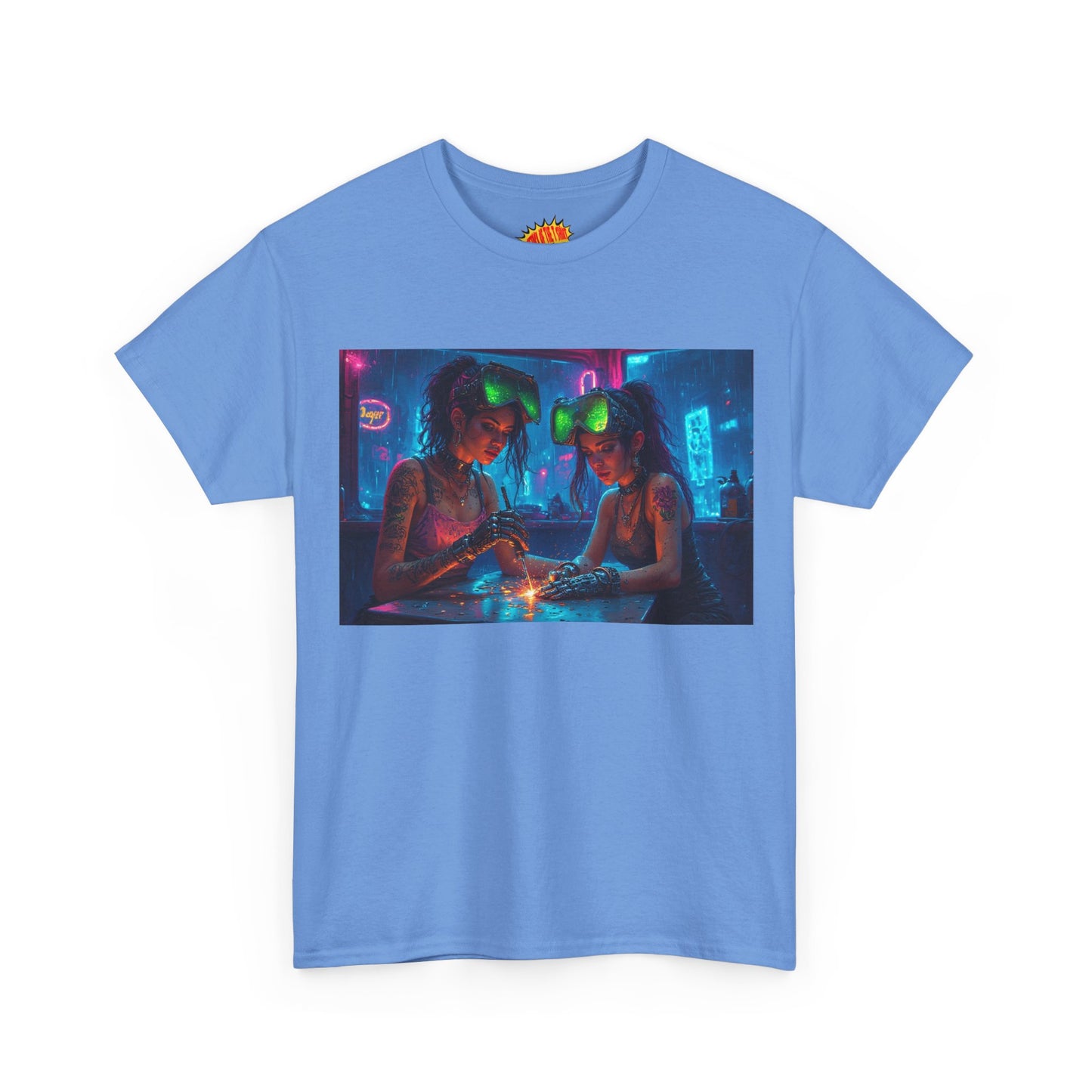 Cyberpunk Robot Fingers Manicure Scene T-Shirt *Multiple Colors*