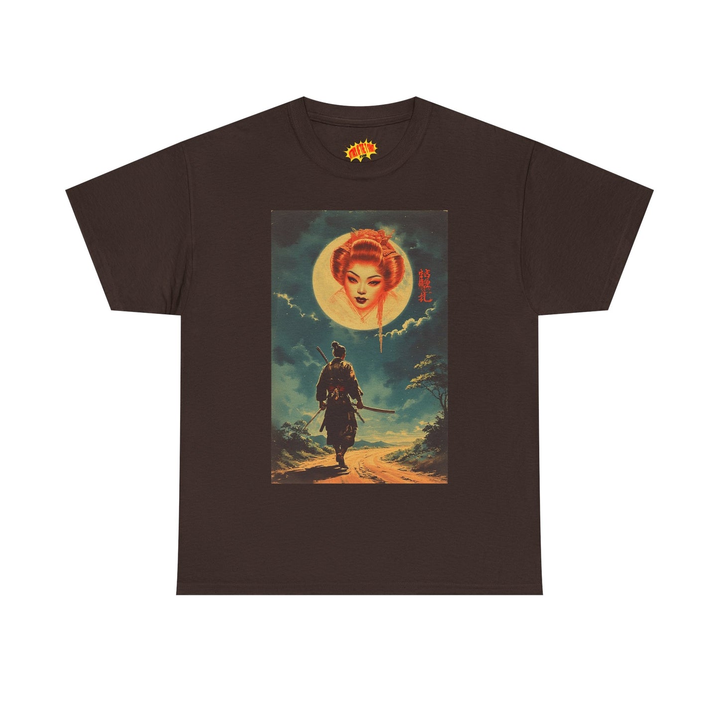 Walking Samurai w/Blood Moon Woman T-Shirt *Multiple Colors*
