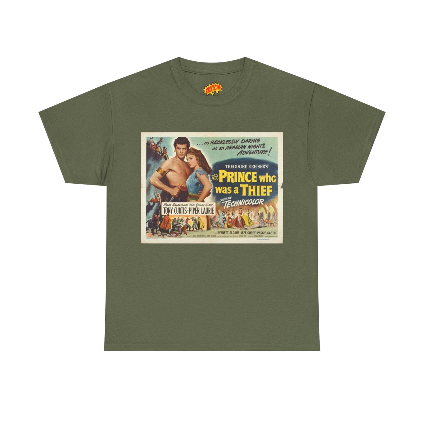 The Prince Who was a Thief Movie Poster T-Shirt *Multiple Colors*