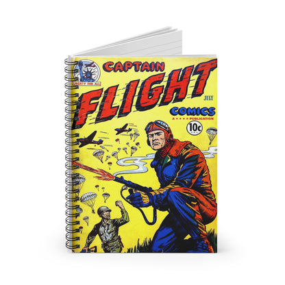 Captain Flight July Comic Cover Notebook