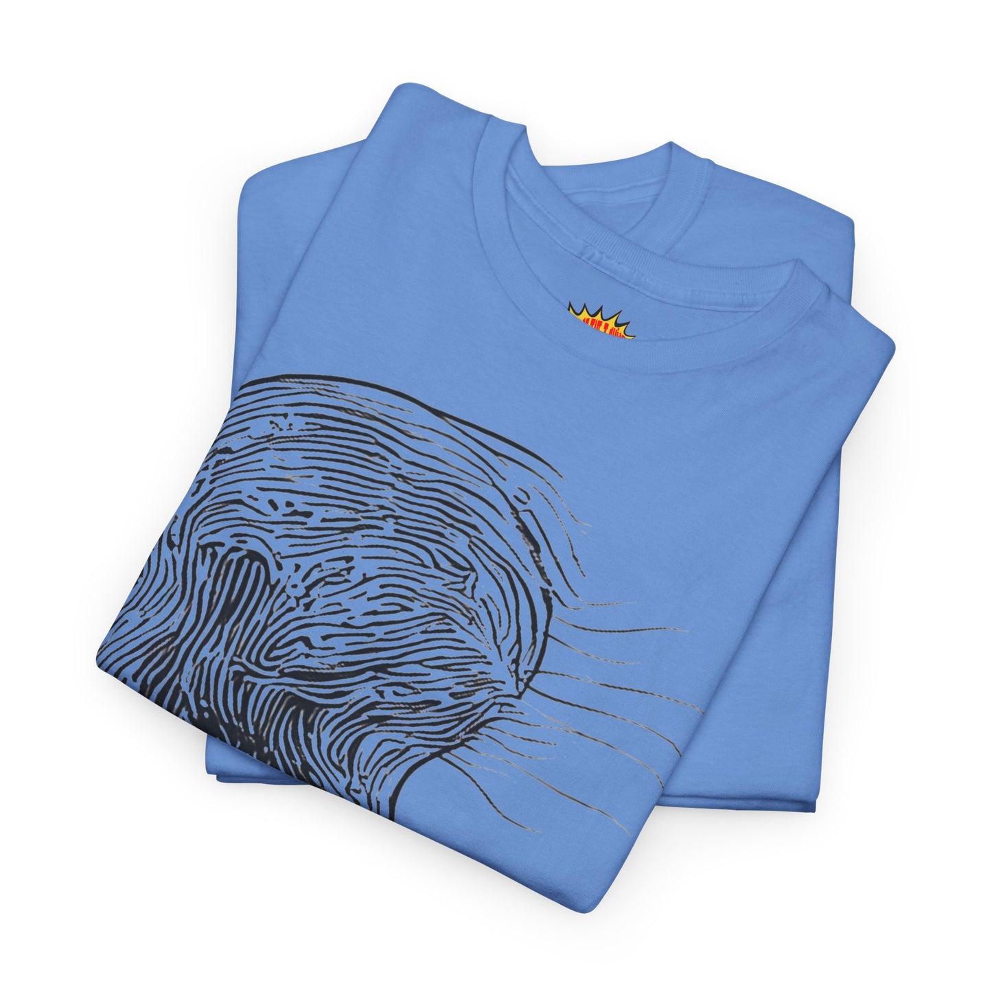 Face Silhouette Line Drawing Graphic Art Tee Shirt *Multiple Colors*