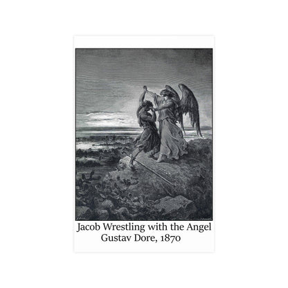 Jacob Wrestling with the Angel - Gustav Dore, 1870