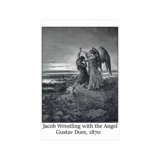Jacob Wrestling with the Angel - Gustav Dore, 1870