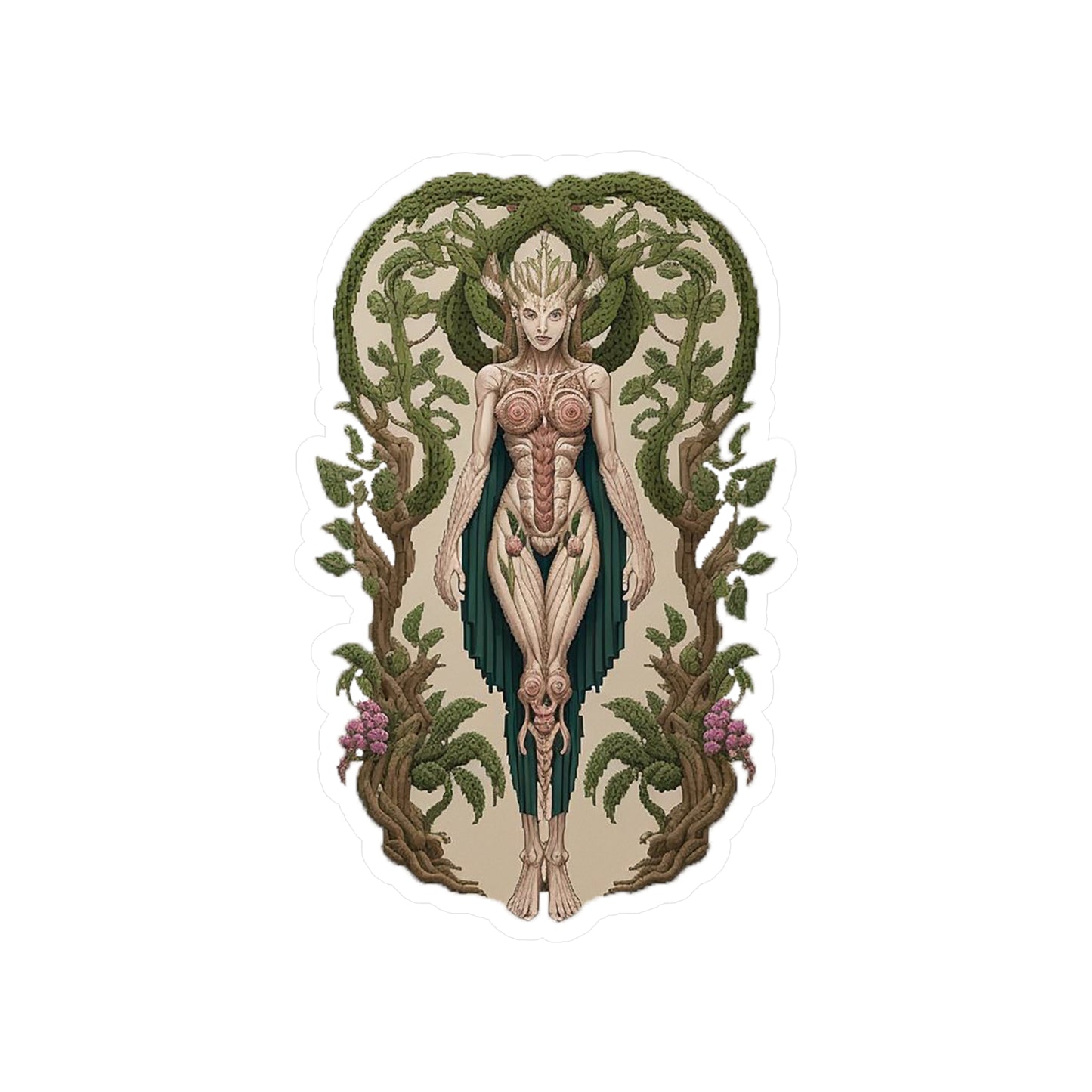 Dryad Forest Dweller Durable Vinyl Decal Sticker