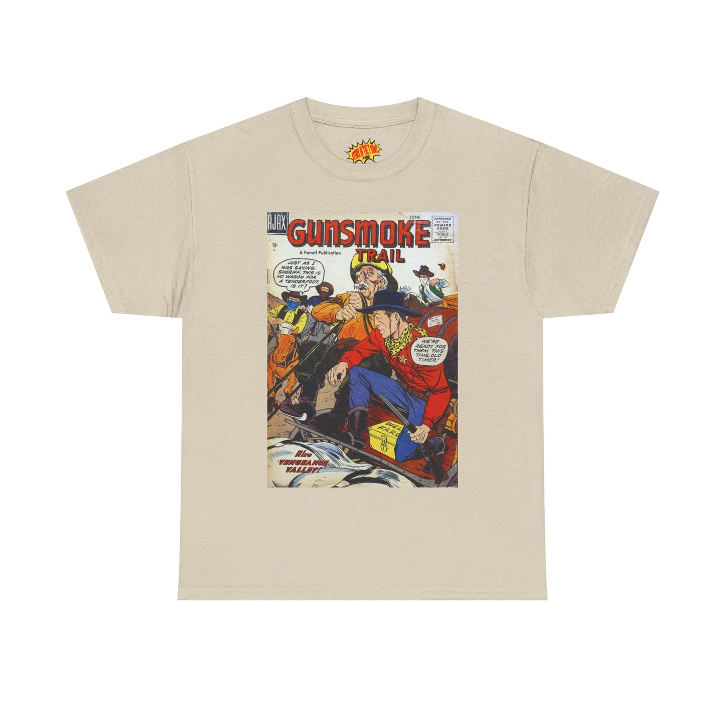 Gunsmoke Trail June Comic Tee Shirt *Multiple Colors*