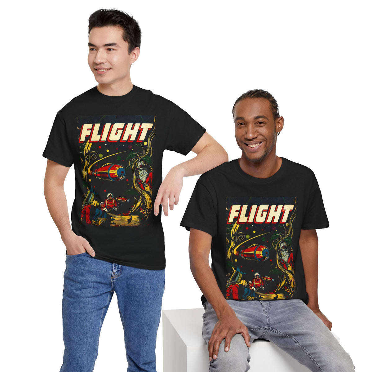 Captain Flight Comic Book Tee Shirt