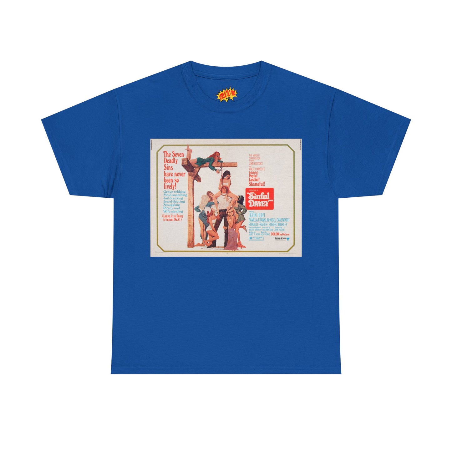 Sinful Davey Movie Poster T-Shirt *Multiple Colors*