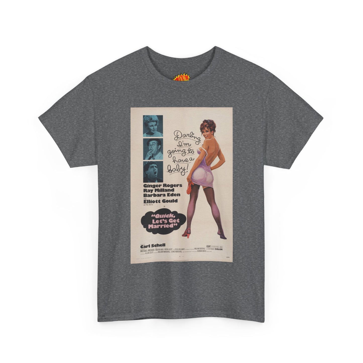 Quick, Let's Get Married Movie Poster T-Shirt *Multiple Colors*