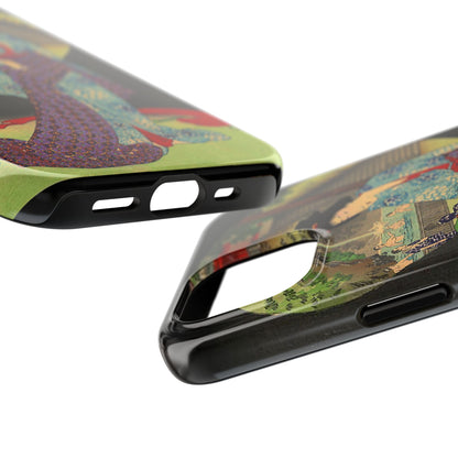 Oji Waterfall by Toyohara Chikanobu, 1890 iPhone Case *Many Sizes Available*