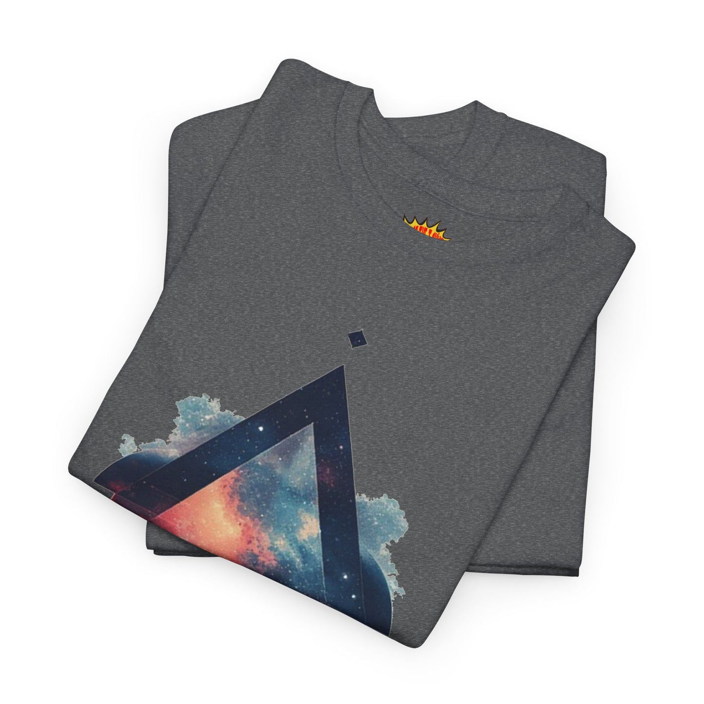 Split Diamond Shape Nebula Graphic Space Art Tee Shirt *Multiple Colors*