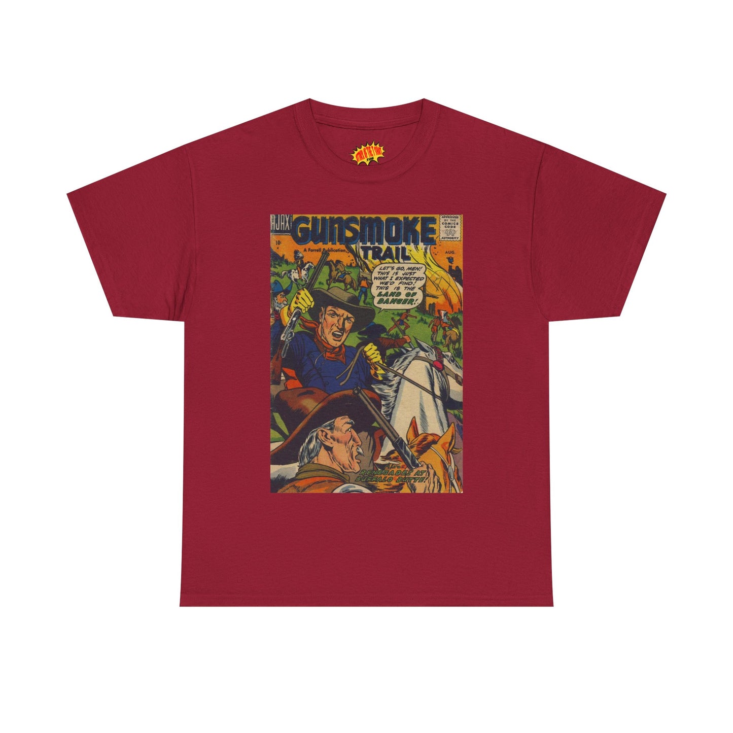 Gunsmoke Trail August Comic Tee Shirt *Multiple Colors*