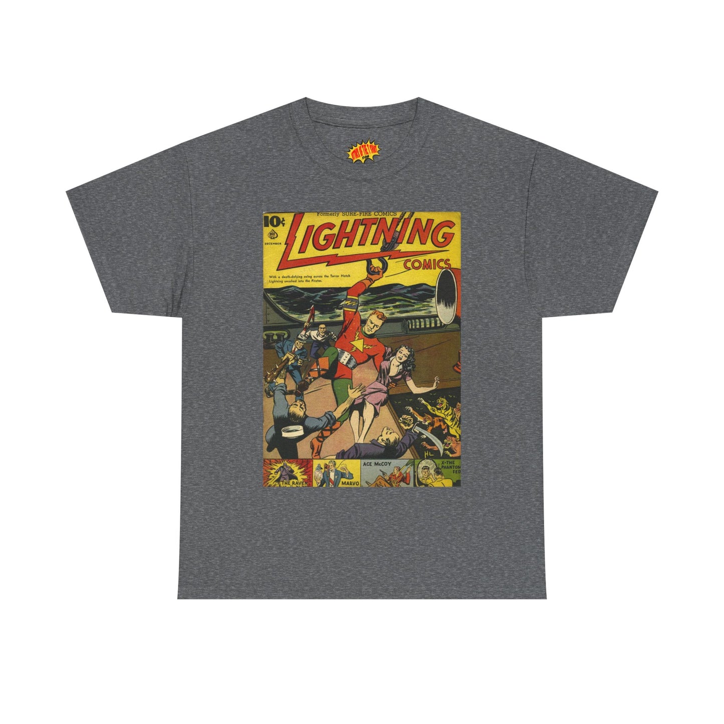 Lightning Comics December Comic Tee Shirt *Multiple Colors*
