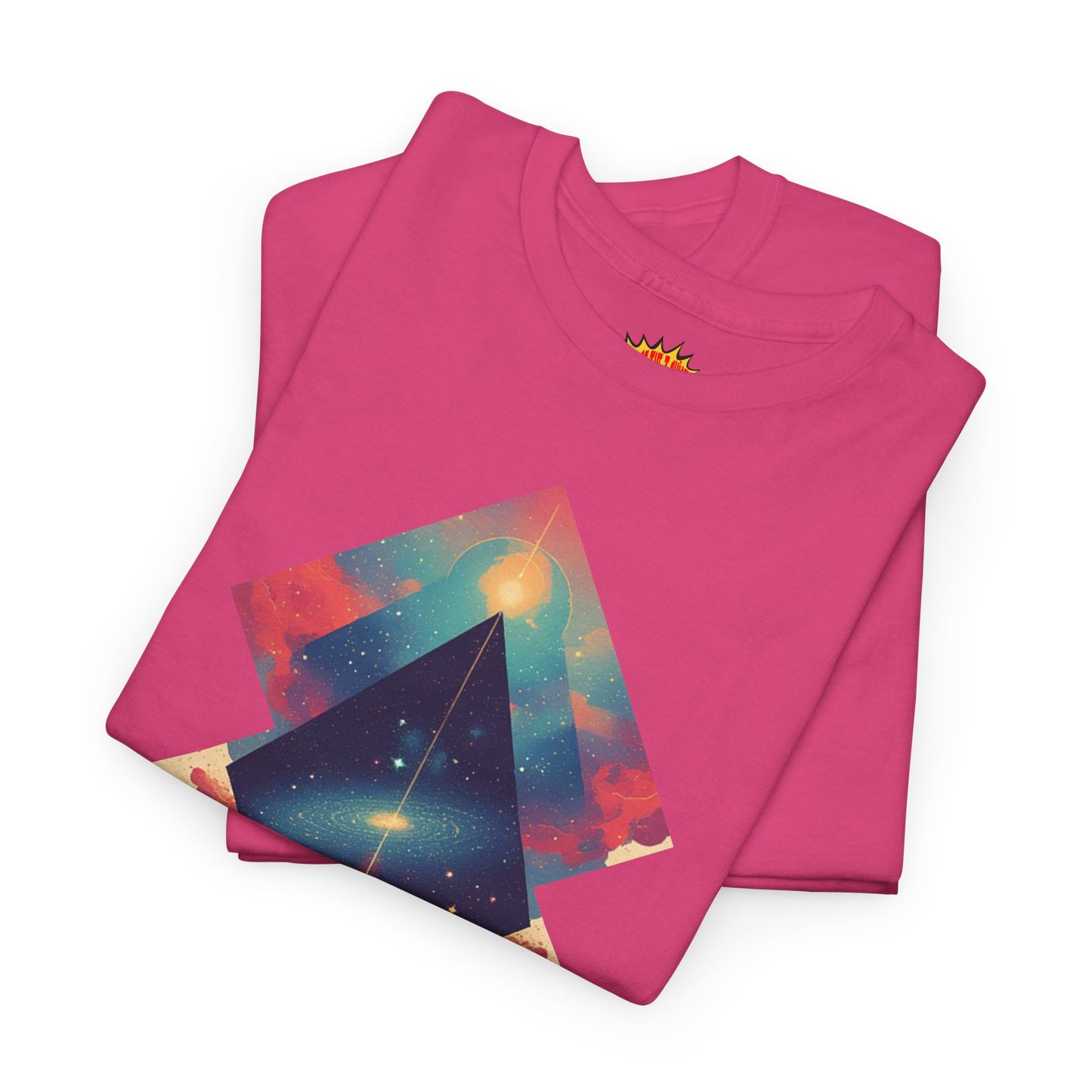 Geometric Shape Galaxy Graphic Space Art Tee Shirt *Multiple Colors*