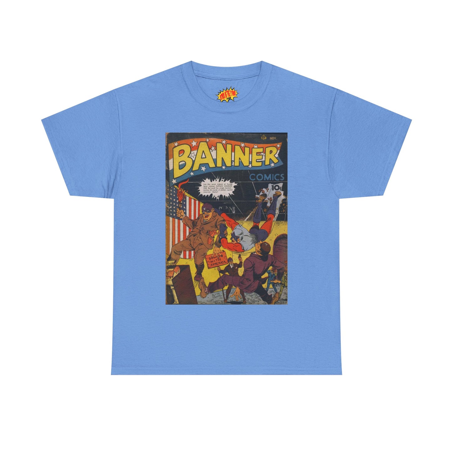 Banner Nov. Comic Tee Shirt *Multiple Colors*