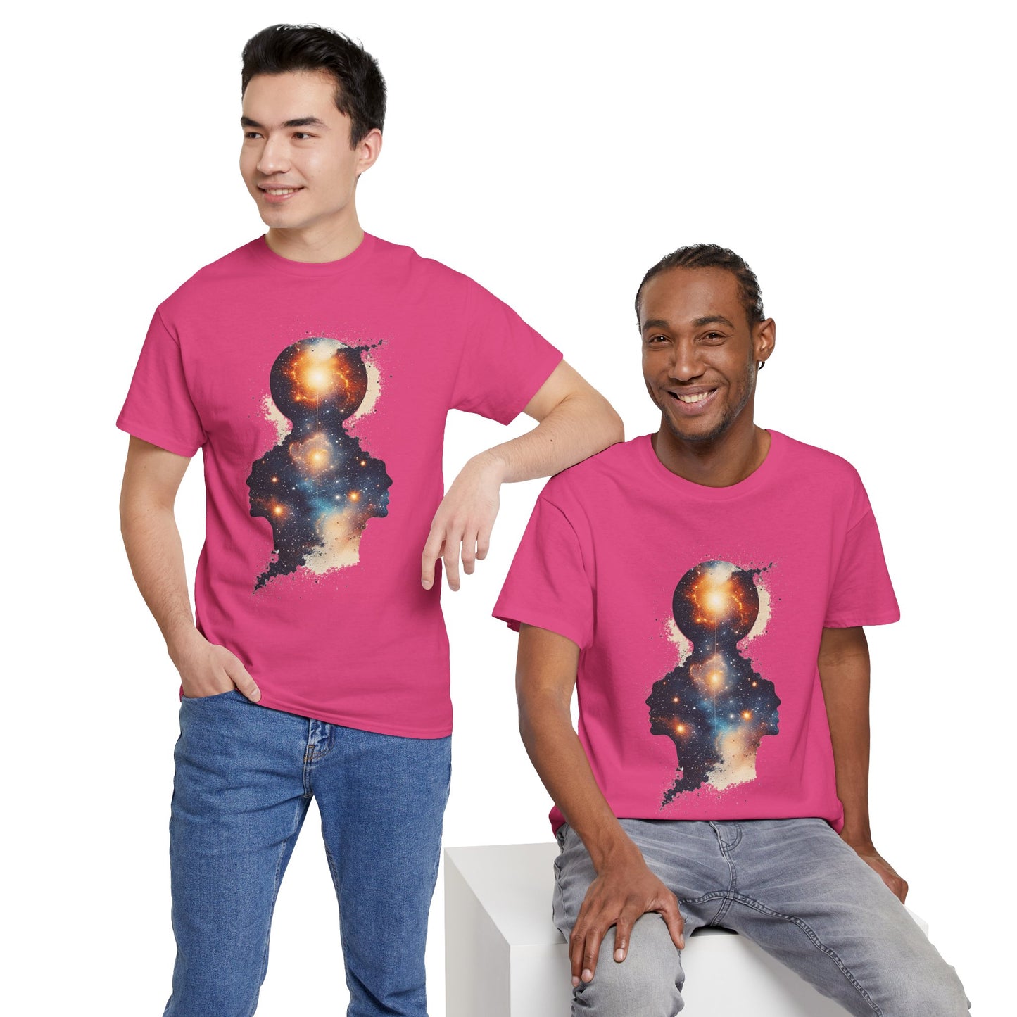 Multiple Galaxy Nebula Art Graphic Tee Shirt *Multiple Colors*