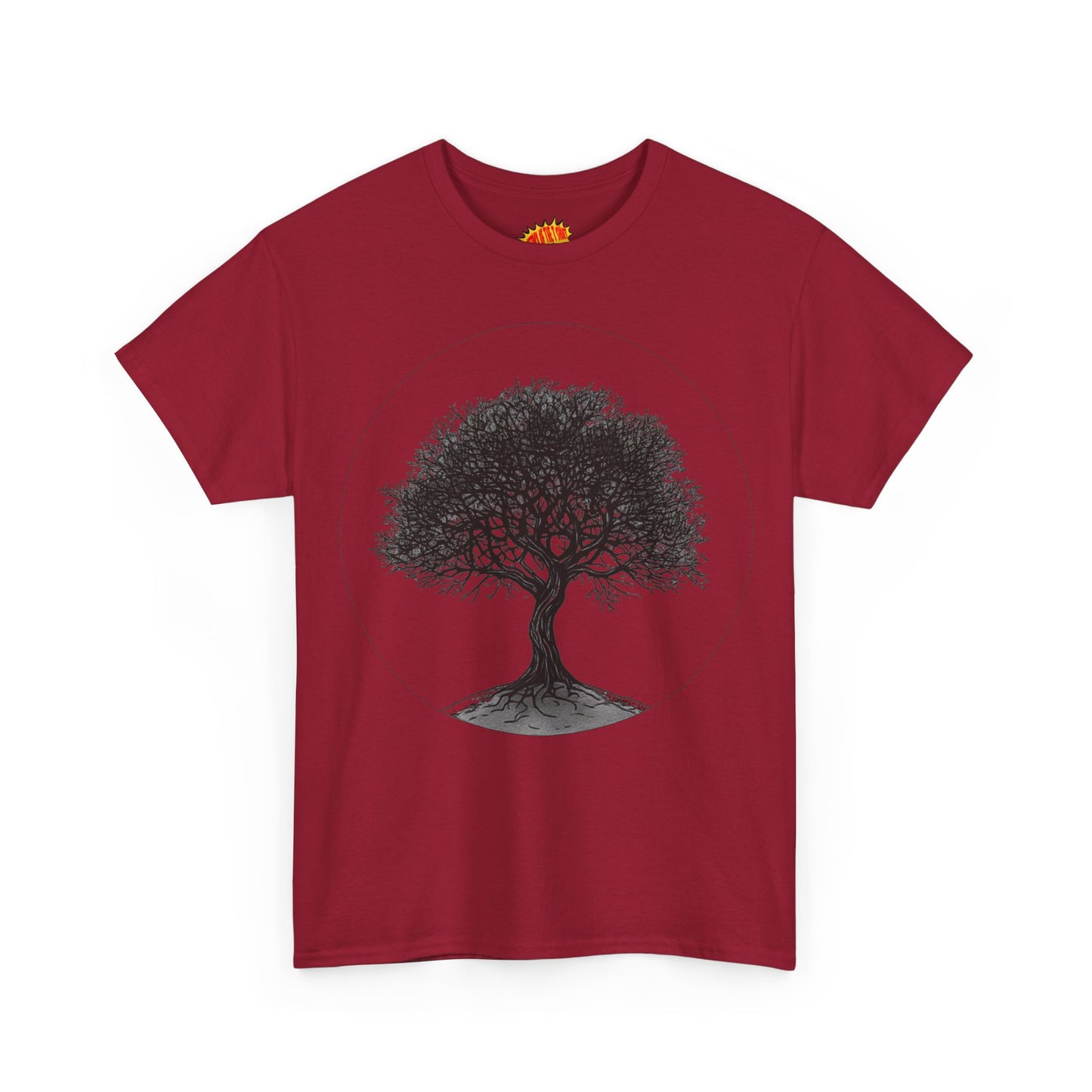 Circle Tree Sketch Drawing Graphic Art Tee Shirt *Multiple Colors*