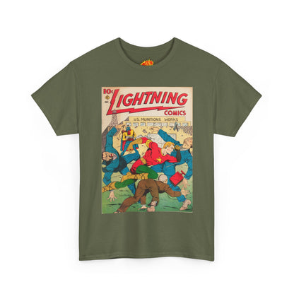 Lightning Comics Dec. Comic Tee Shirt