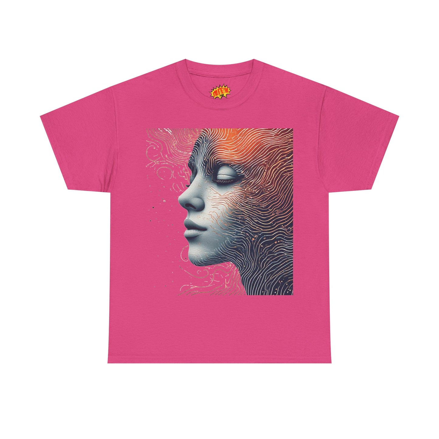 Graphic Art Face Tee Shirt *Multiple Colors*