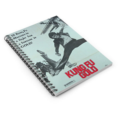 Kung Fu Gold - Vintage Movie Poster Notebook