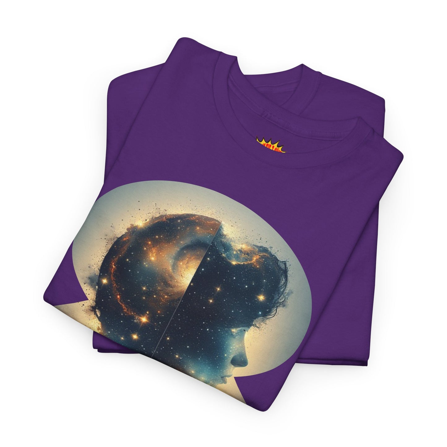 Cosmic Silhouette Galaxy Graphic Art Tee Shirt *Multiple Colors*